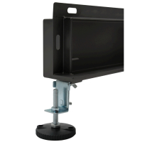 Odpływ liniowy ŚCIENNY CZARNY OBROTOWY 360° - 90 cm